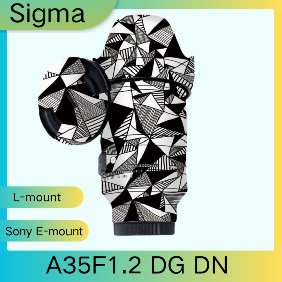 Lentes Sigma A35F1.2 DG DN - Pele câmera, adesivo câmera - com alta resistência a arranhões, à prova d'água e com design elegante.